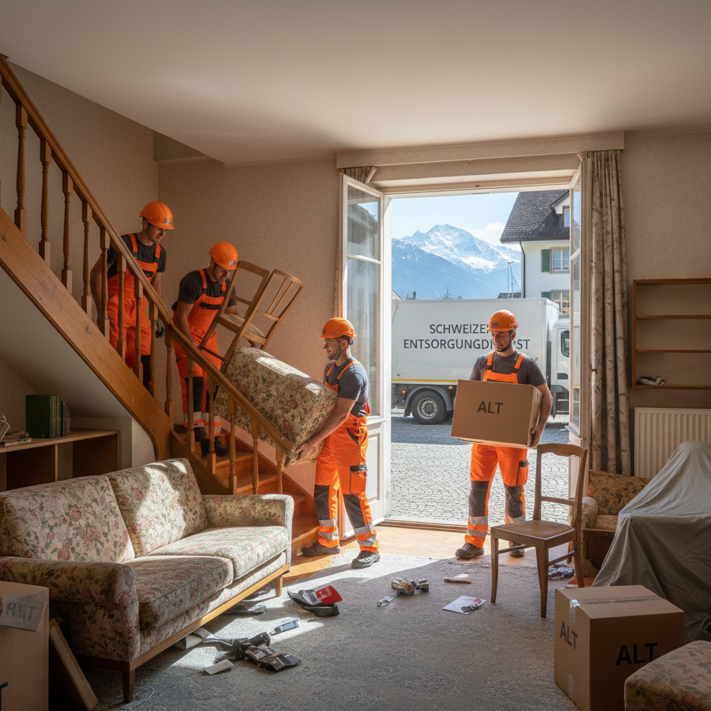 Entrümpelung Zürich – Professionelle Wohnungsauflösung durch Zuber Umzug